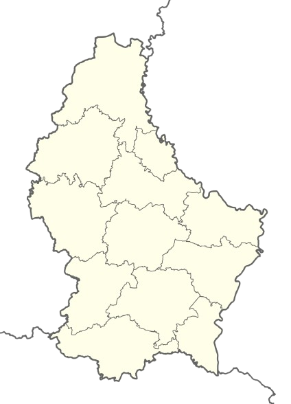 Carte du Luxembourg